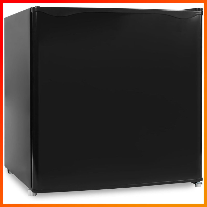 1.6 Cu.Ft Energy-Efficient Compact Refrigerator With Freezer – Sleek Single-Door Design, Convenient Slide-Out Glass Shelves, Perfect For Small Spaces In Homes, Offices & Dorms,Platinum