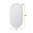 Bathroom Wall Mounted Oval Metal Framed Mirror-2097102247-2097102249