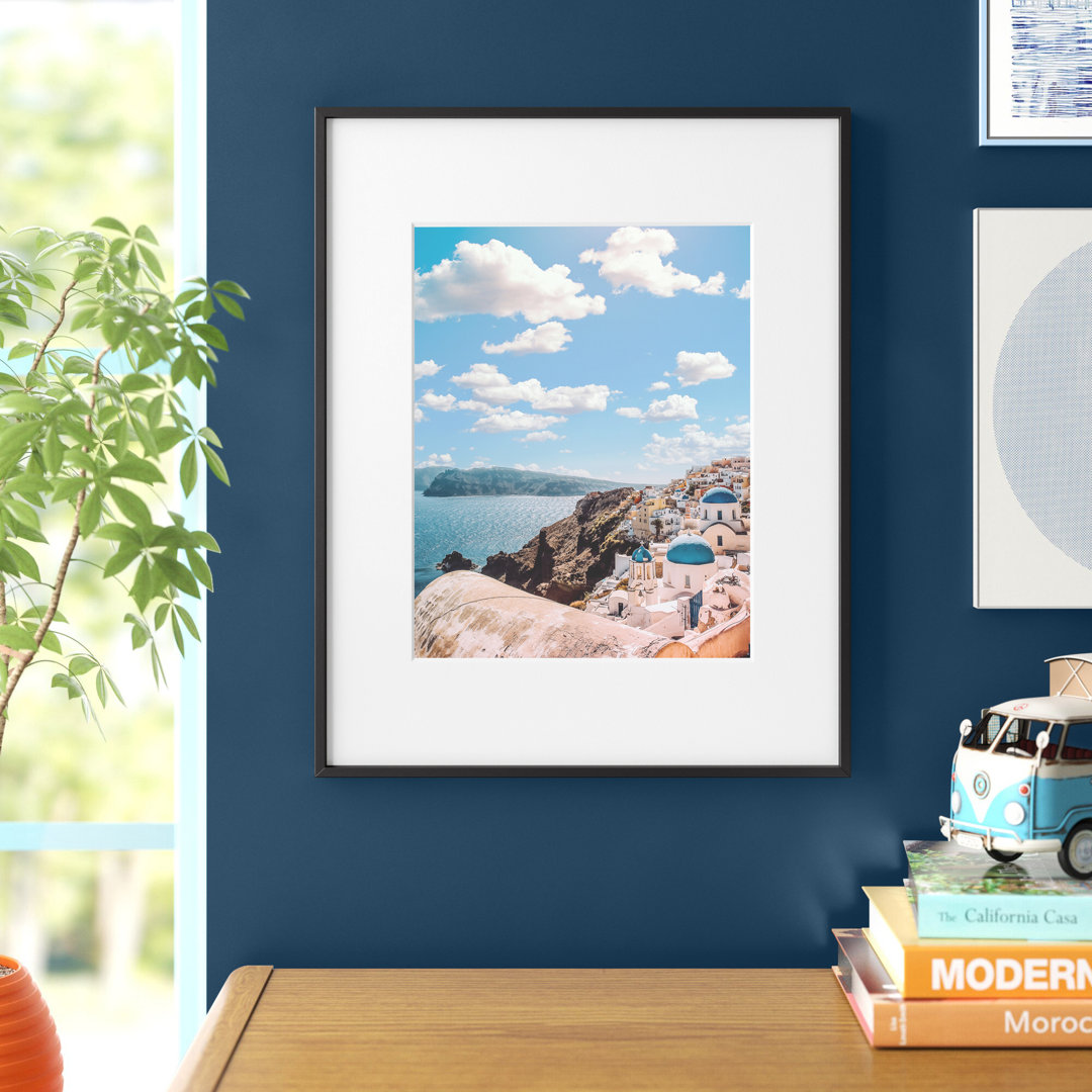 Metal Picture Frame Etta Avenue™ Color: Black Size: 16" x 20"