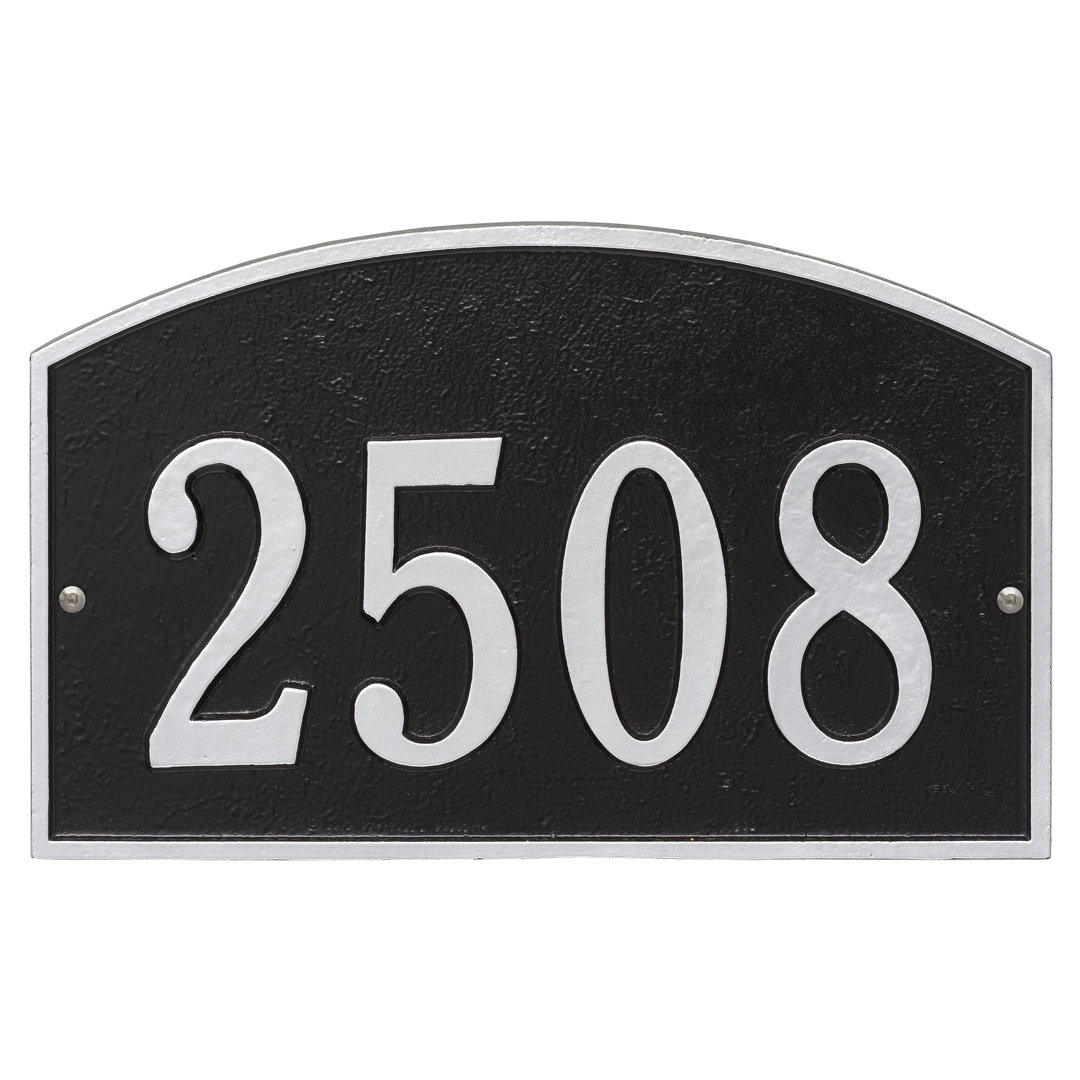 Legacy 1-Line Wall Address Plaque Old Century Forge Background 