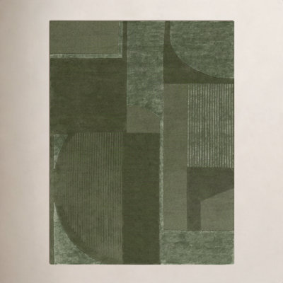 Mesmer Hand-Tufted Geometric Wool Rug