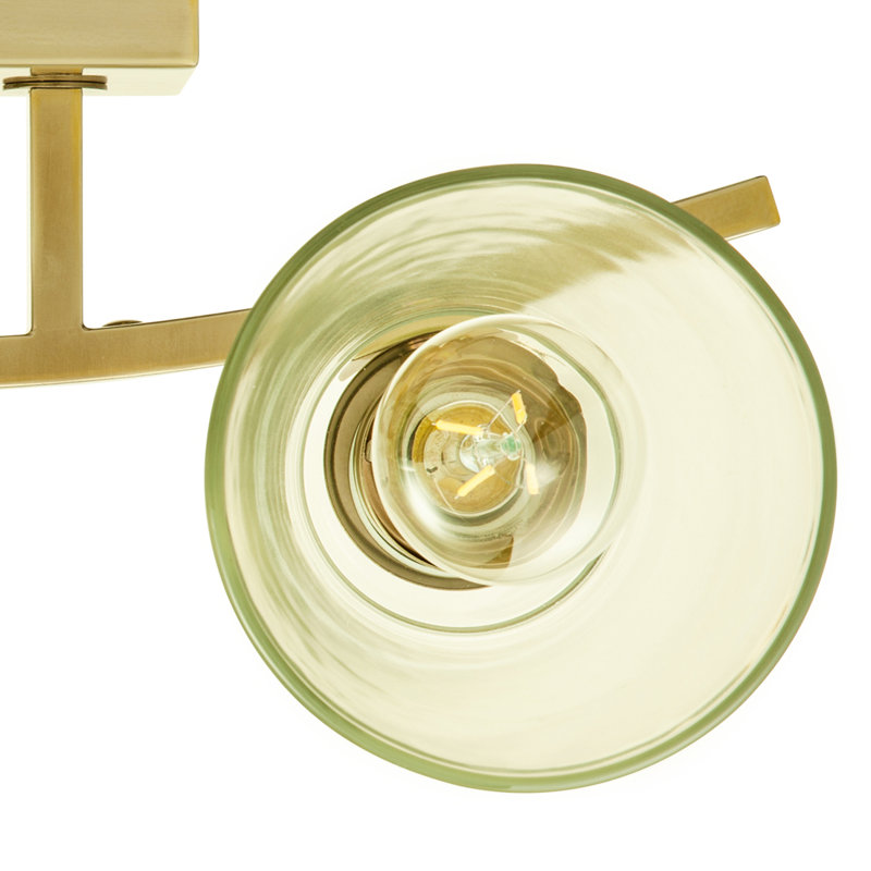 Éclairage pour meuble-lavabo Fairendale, Transparent, Doré