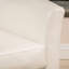 Comfortable Ivory Pu Accent Chair, Modern Design For Living Room
