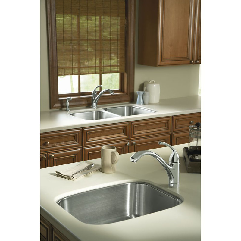 Sterling By Kohler Springdale 16.25'' W Single Bowl Stainless Steel Undermount Kitchen Sink