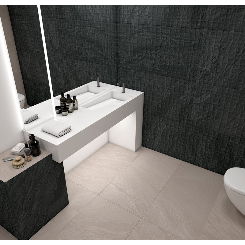 24" x 47" Porcelain Wall & Floor Tile