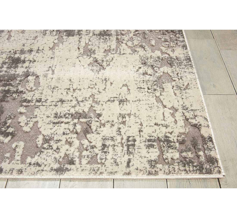 Gleam Area Rug in Ivory/Gray, Rectangle 9'3" x 12'9"