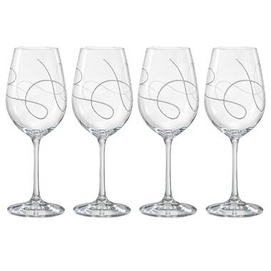 Eternal Night 12 - Piece 12oz. Glass Drinking Glass Glassware Set