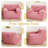 Bean Bag Chair Sofa, Big Comfy Chair For Bedroom Living Room, Bean Bag Lazy Chair For Adults With Pocket Armrests For Gaming, Reading-425501117