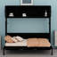 Lit escamotable avec armoires de rangement-962735053