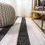 Tapis noir / crème Aveiro-1524006814