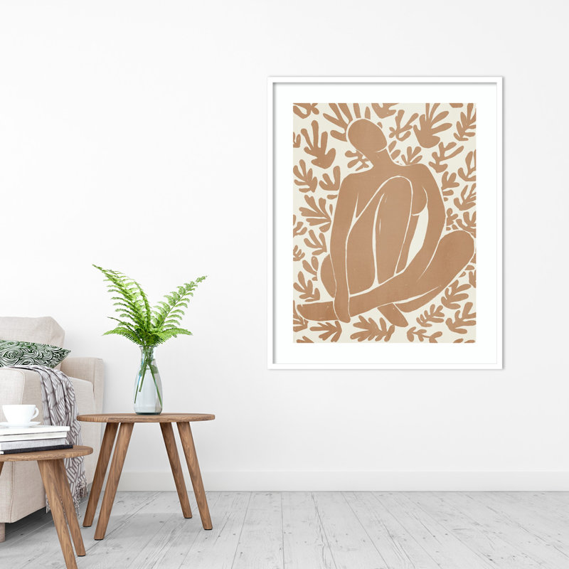 Haleness III by Urban Road, 17.25" H x 14.25" W x 0.8" D, White Framed