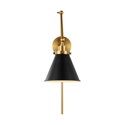 Single Light Dimmable Swing Arm Sconce