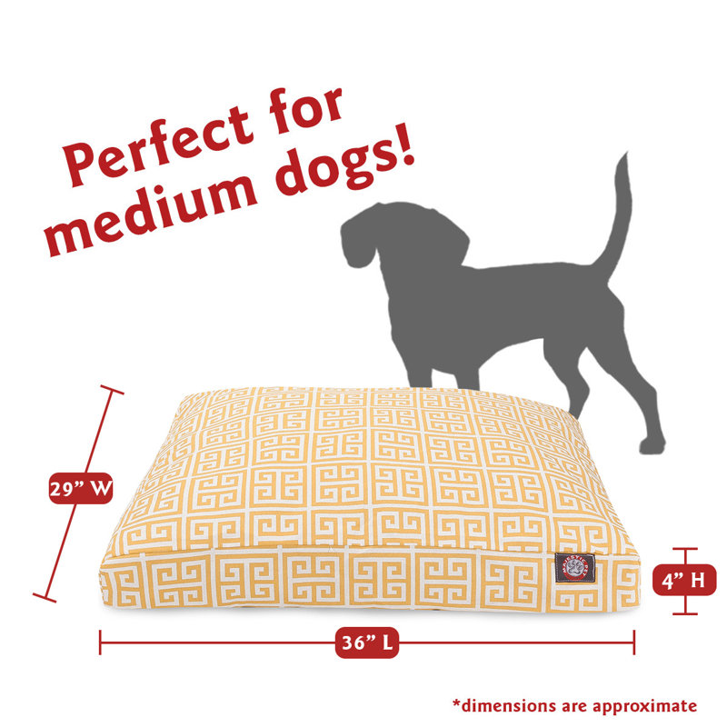 Coussin Towers Angela, Moyen (l 29 po x P 36 po x H 4 po), Agrume