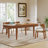72-92" Extendable Dining Table for 6 to 10 - Rectangle Solid Wood Dining Table