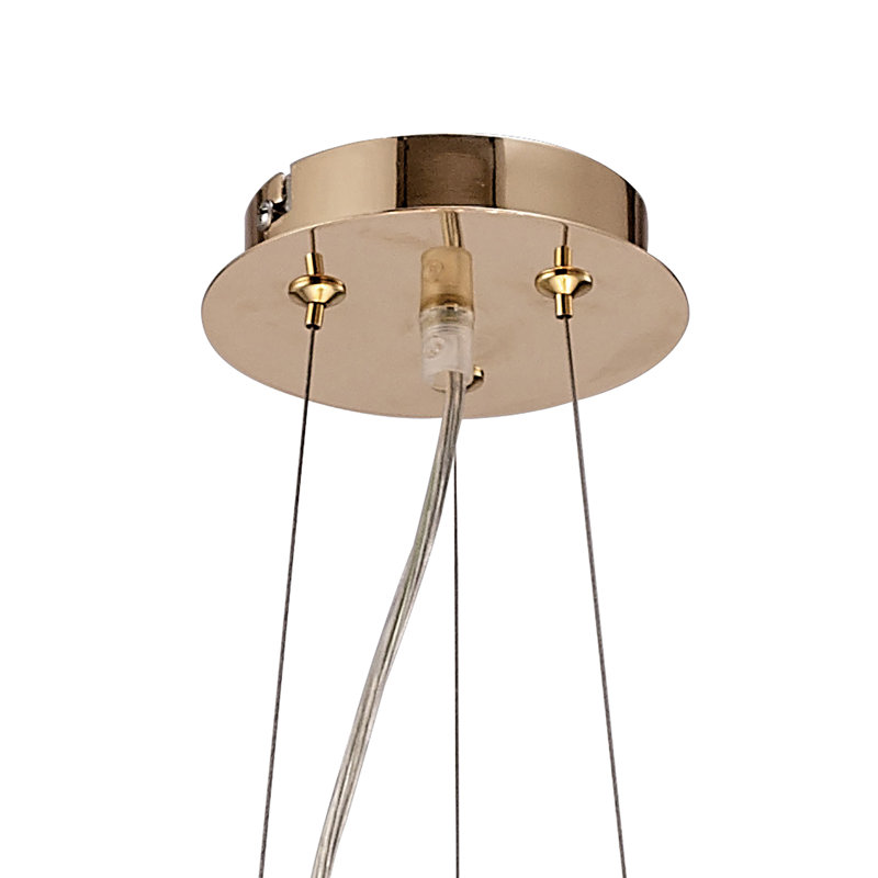 6 - Light Bowl Pendant, French Gold