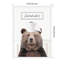 «Bear Just Roll with It Bathroom» par Amy Peterson, reproduction d'art sur toile encadrée