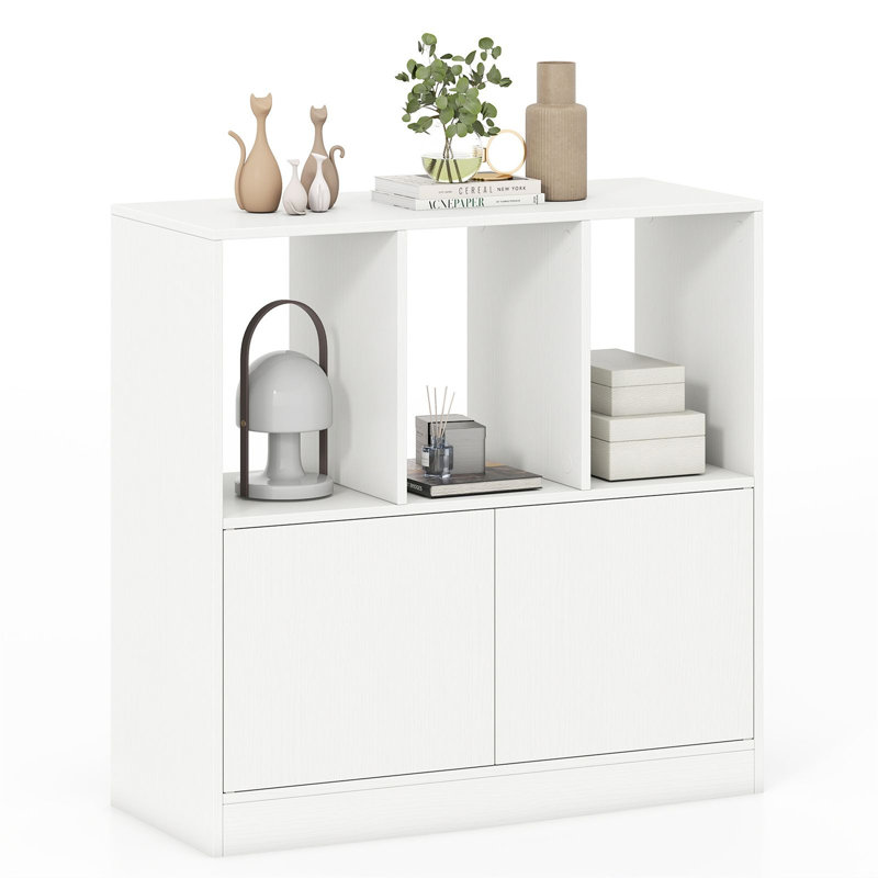 70cm H x 70cm W Standard Bookcase, White