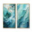 Clari - ensemble de 2 reproductions d'art abstrait spirales abstraites-102573009-102573007