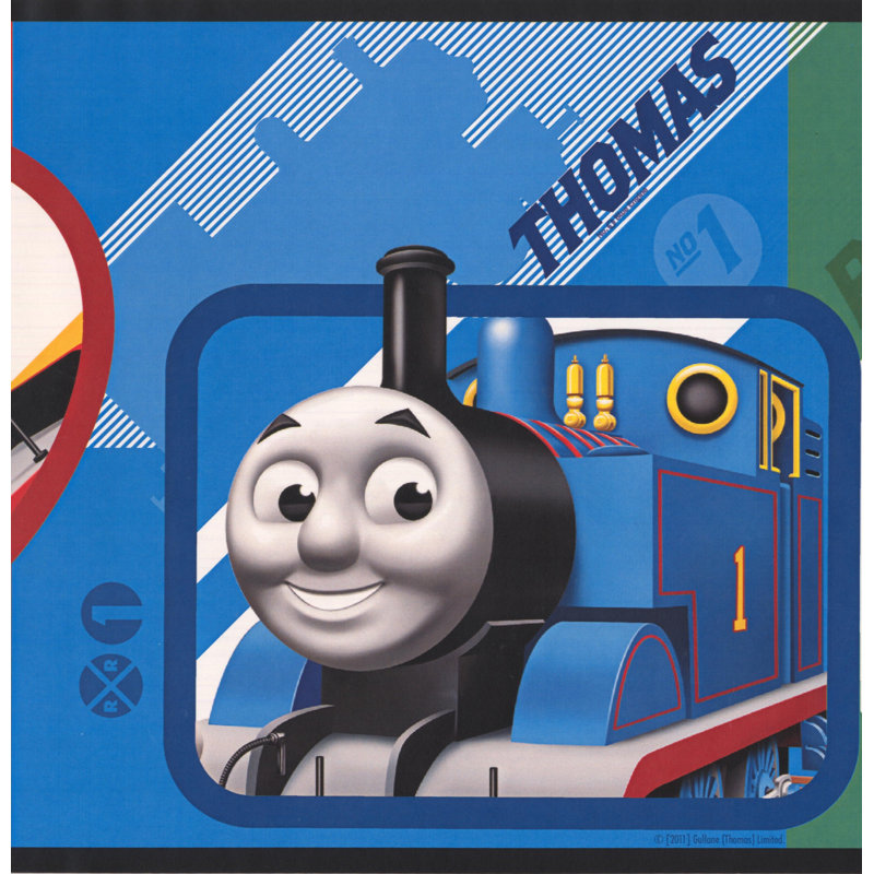Thomas et ses amis forment une bordure murale