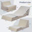 Compressed Sofa Bed - Fold-out Curved Bed Chair One Seater-157856299