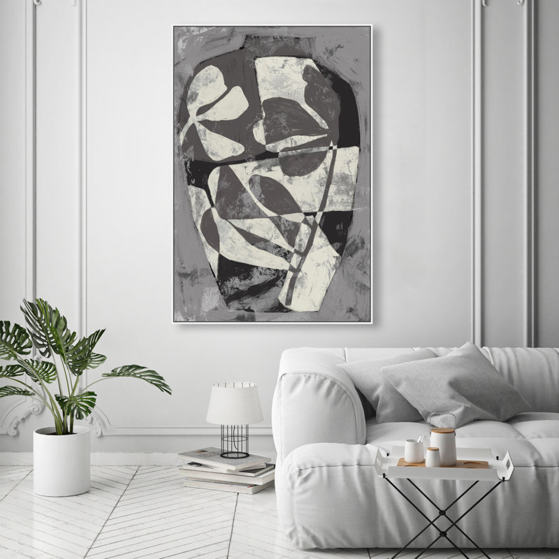 Minimalist Vase II Print by Oliver Gal, 37"H x 25"W, White Floater Frame