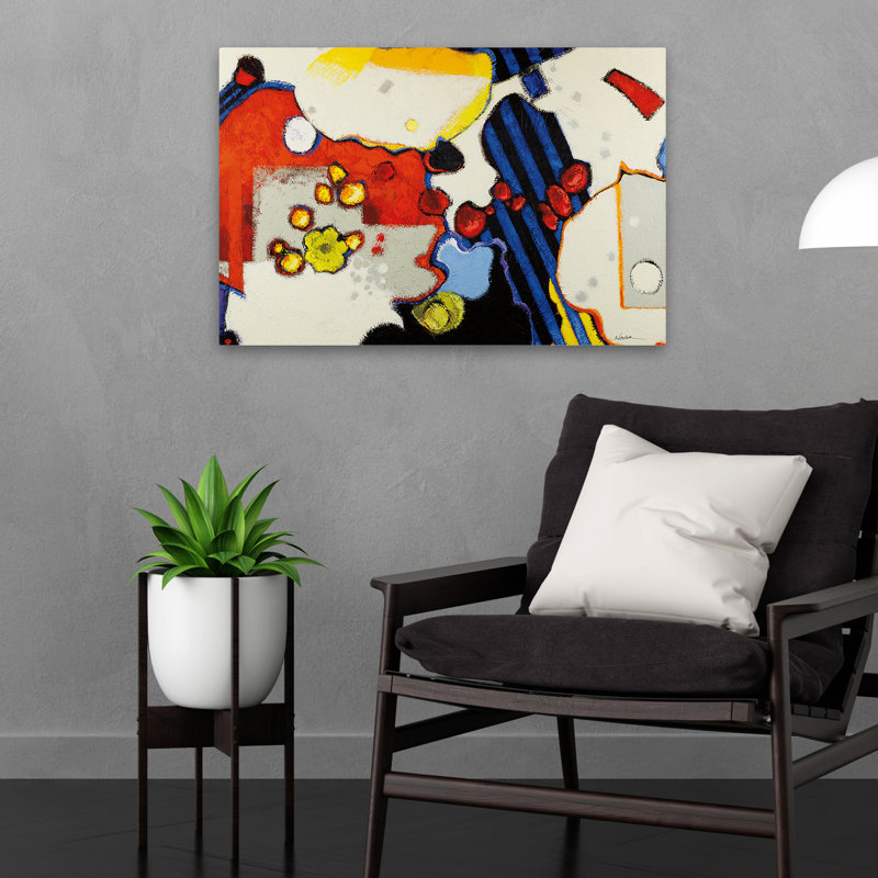 Abstract Spots Mod, 16" H x 24" W