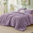 Bedsure King Size Comforter Sets - 3-Piece Double-Sided Fleece Fluffy Light Grey Bedding, Cozy Striped Aesthetic for Modern & Guest Bedrooms, All-Season Luxury Home Decor-110437409-105492176