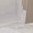 Shower Door  - Chrome Aluminum Frame Material, Half Frame,1/4"(6Mm) Tempered Glass Explosion Proof Film-122071526
