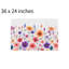 Tapis de bain Charmant Wildflower Field, 36 X 24