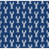 Nautical Lobster Knots 10' L x 24" W Peel and Stick Wallpaper Roll