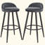 Aaser Upholstered Counter Stool with Metal Frame-228033943