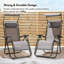 Verona Set of 2 Folding Zero Gravity Sun Loungers