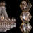 9-light Antique Farmhouse Chandelier-337232139-337232150-337232151