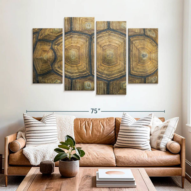 Brampt Giant Tortoise Shell, 42"H x 68"W