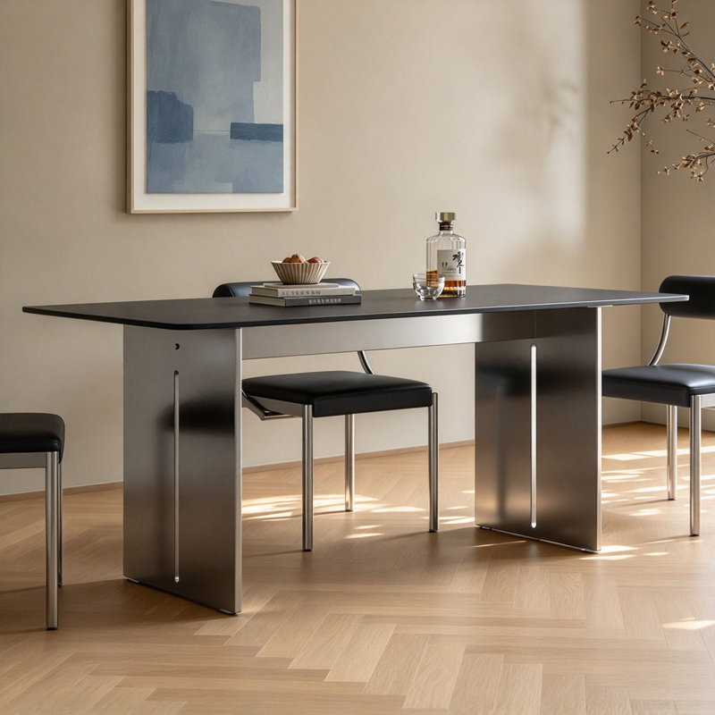 Table de salle à manger Italian, H 29,5 po x l 63 po x P 31,5 po