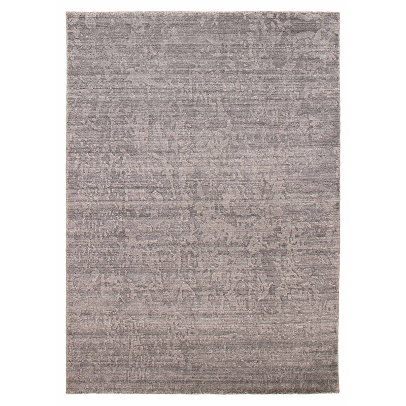 Tapis unique gris unique de 5 pi 6 po x 7 pi 8 po Kashkuli Gabbeh