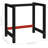 Work Bench Frame Metal Black and Red-48715592