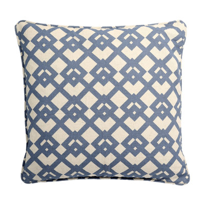 Diamond Patterns And Polyester Insert Pillow