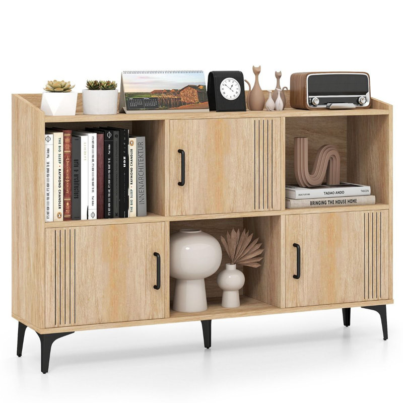 81cm H x 120cm W Metal Bookcase