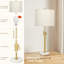 Ensemble de 2 lampes de table réglables à hauteur réglable, 3 ampoules à DEL à intensité variable, avec abat-jour en tissu-1547011286-1547010857