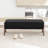 Chenice Upholstered Solid Wood Leg Bench-127275627