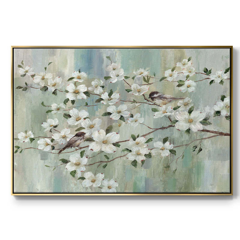 Spring's Song, reproduction d'art sur toile, Or, H 27 po x l 41 po x P 2 po