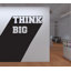 Adhésif décoratif de bureau «Think Big», autocollant pour bureau