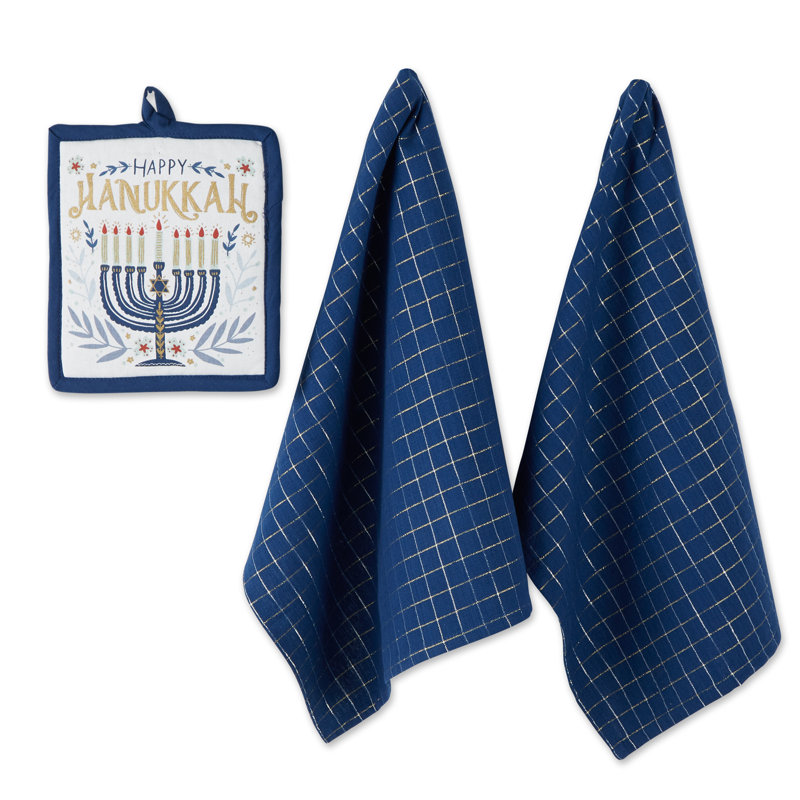 Design Imports Cotton Potholder Set