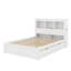 Lit plateforme pleine grandeur avec tablettes coulissantes, lit gigogne simple et 2 tiroirs-173519191