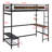 Sturdy Loft Bed Featuring Integrated Storage And Locking Slat Design For Enhanced Stability