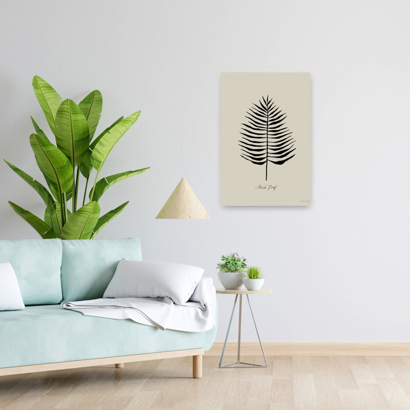 Palmier abstrait Palm Coastal Art, H 24 po x l 16 po