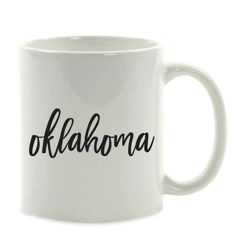 Ceramic Coffee Mug, Oklahoma