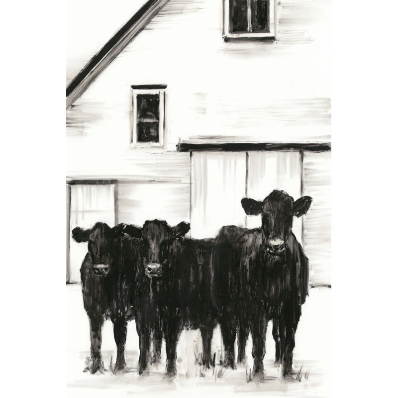 " Standing Around I " by Ethan Harper, 48" H x 32" W  , No, Wrapped Canvas