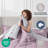 Bed-in-A-Bag Reversible Comforter Set with Bed Sheets & Memory Foam Cooling Pillows-115995413-115995411